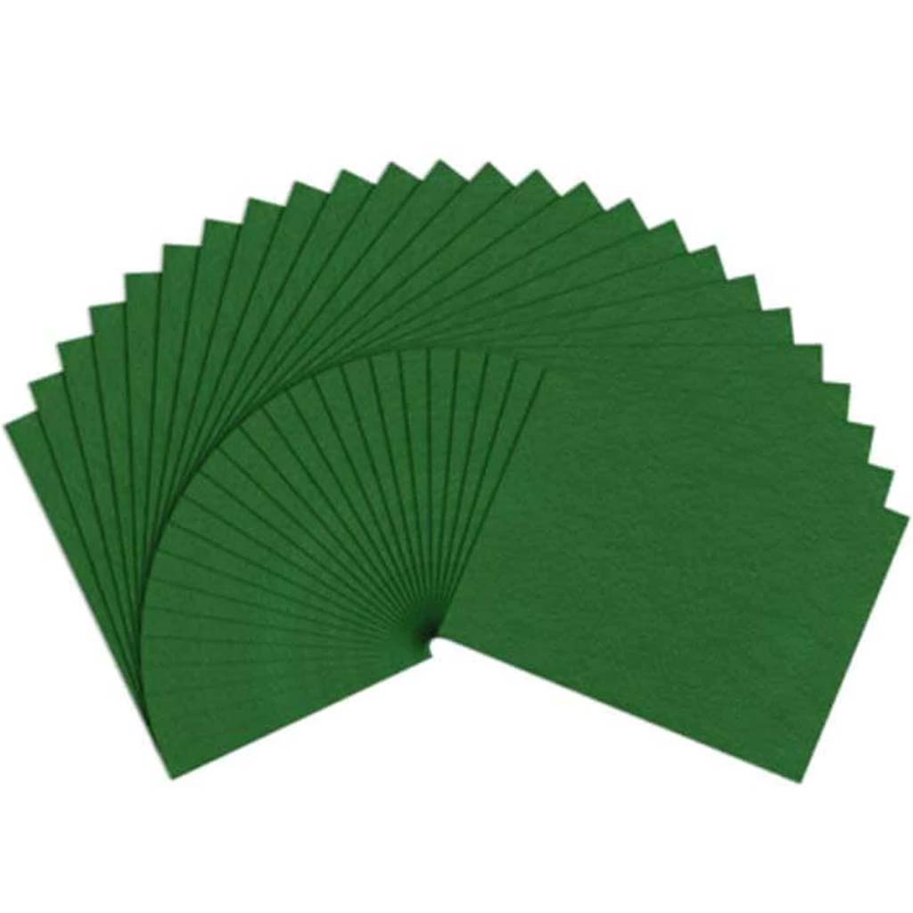 FELT SHEET 9X12" K.GREEN 