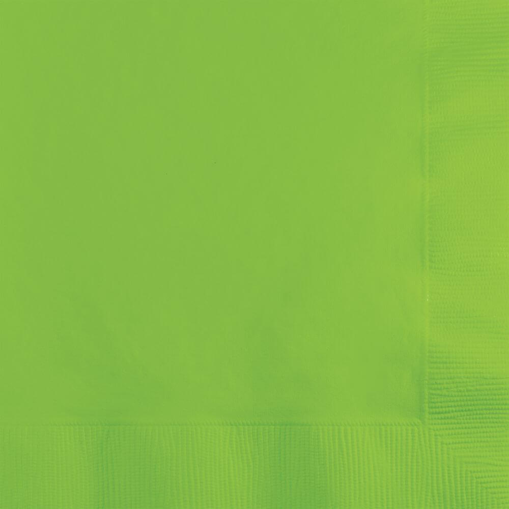 Fresh Lime Beverage Napkins 3ply 50ct 