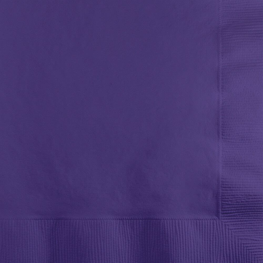 Beverage Napkins 3ply 50ct, Purple 