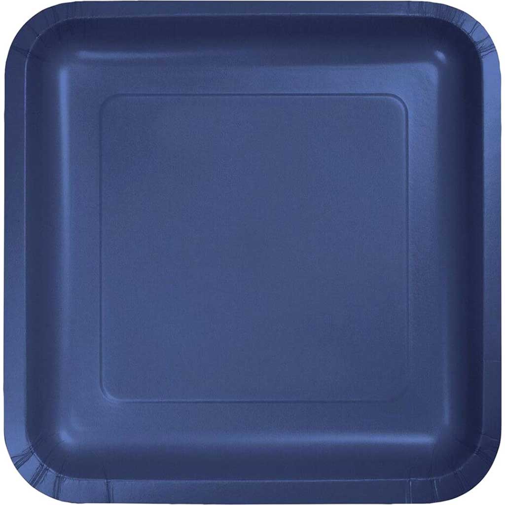 Navy Lunch Plates 7in 18ct 