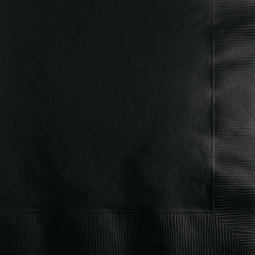 Black Velvet 3Ply Beverage Napkins 50ct 