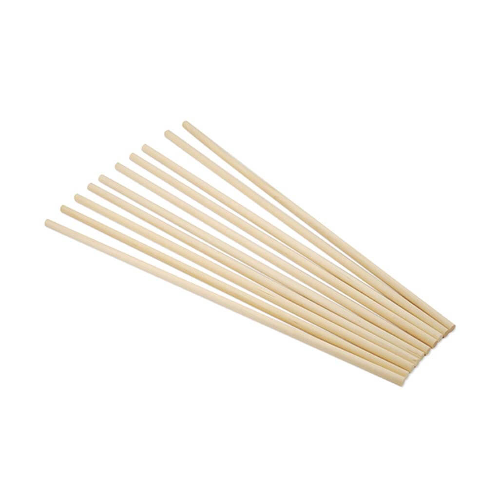 Craftwood: 1/4in x 12in Natural Dowel 10/pk