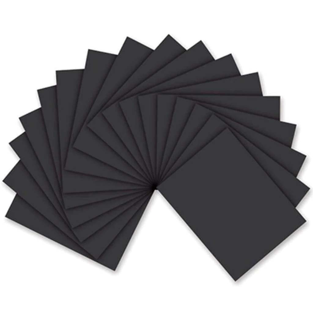 FOAM SHEET BLACK 9X12IN 2MM 