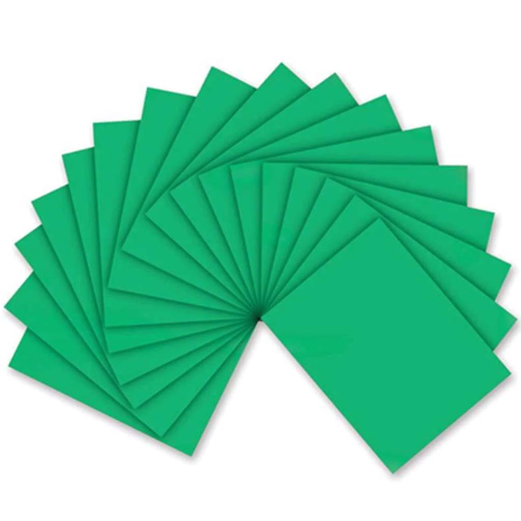 FOAM SHEET EMERALD GREEN 9X12IN 2MM 