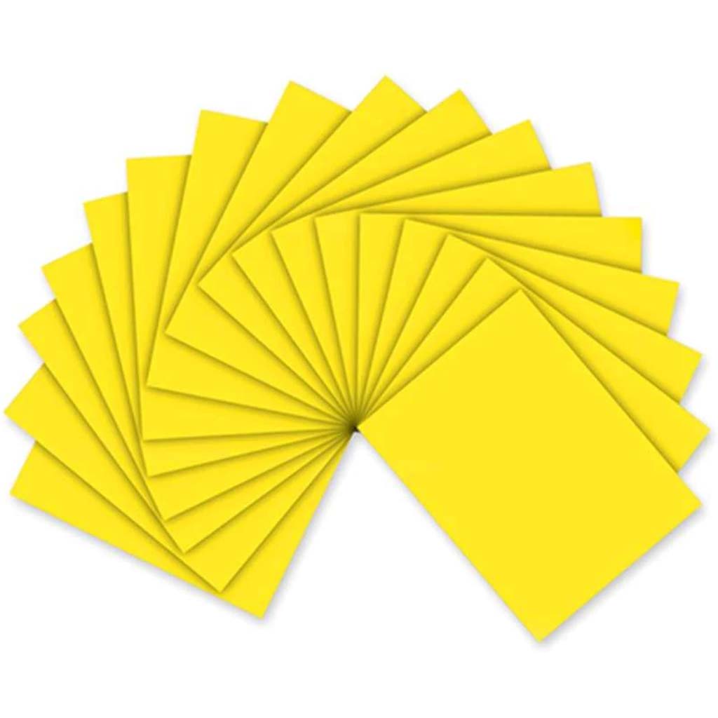 FOAM SHEET YELLOW 9X12IN 2MM 