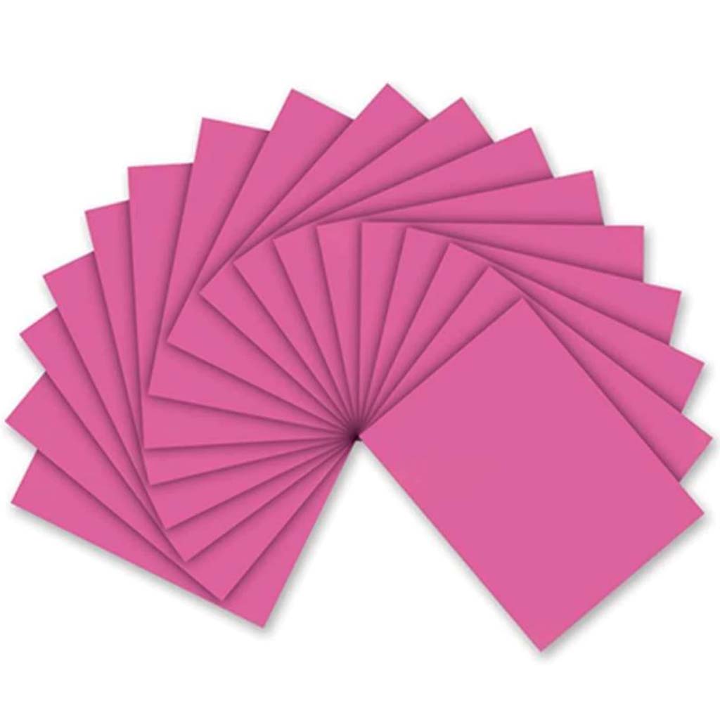 FOAM SHEET PRINCESS PINK 9X12IN 2MM 