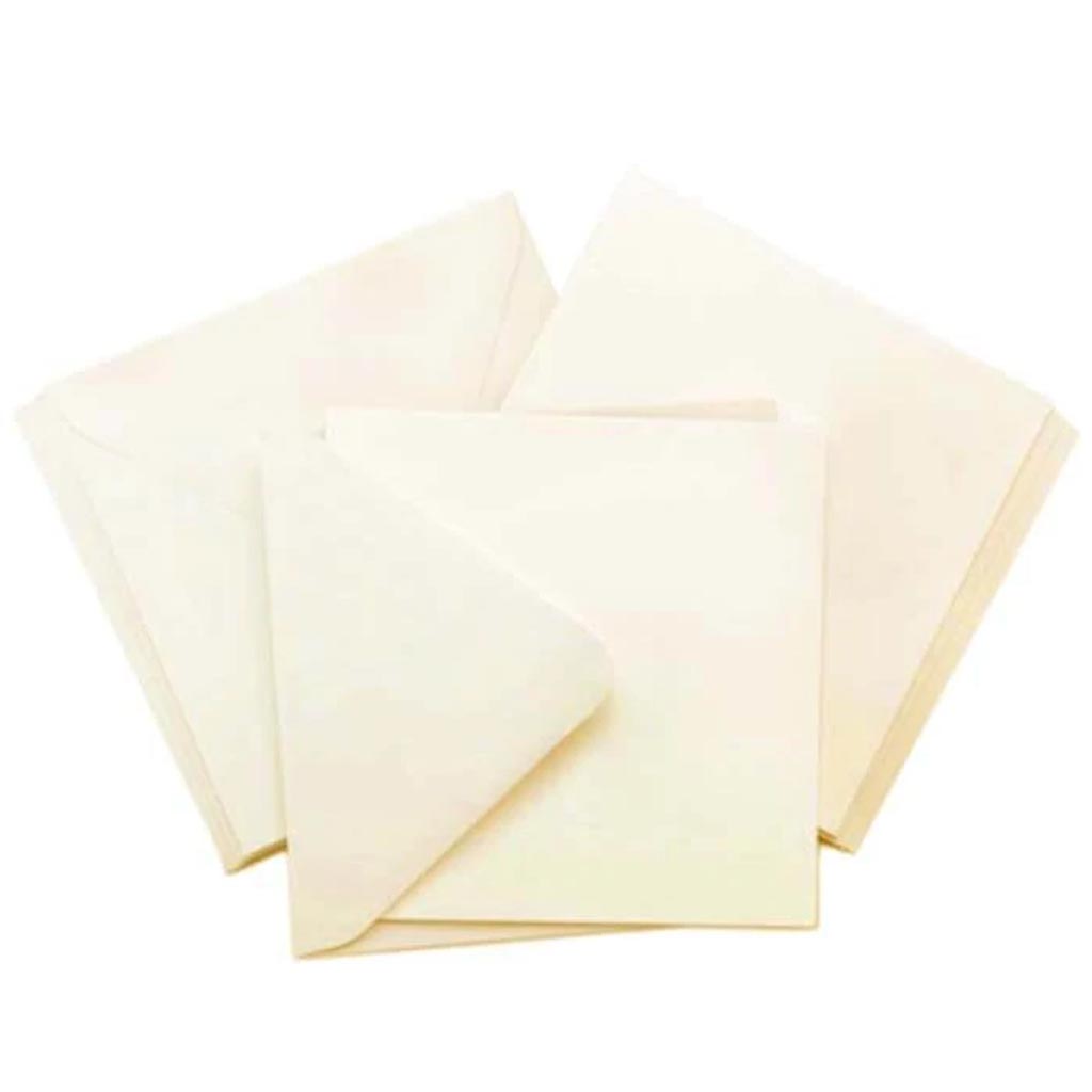 CARD &amp; ENVELOPE SET  CREAM 