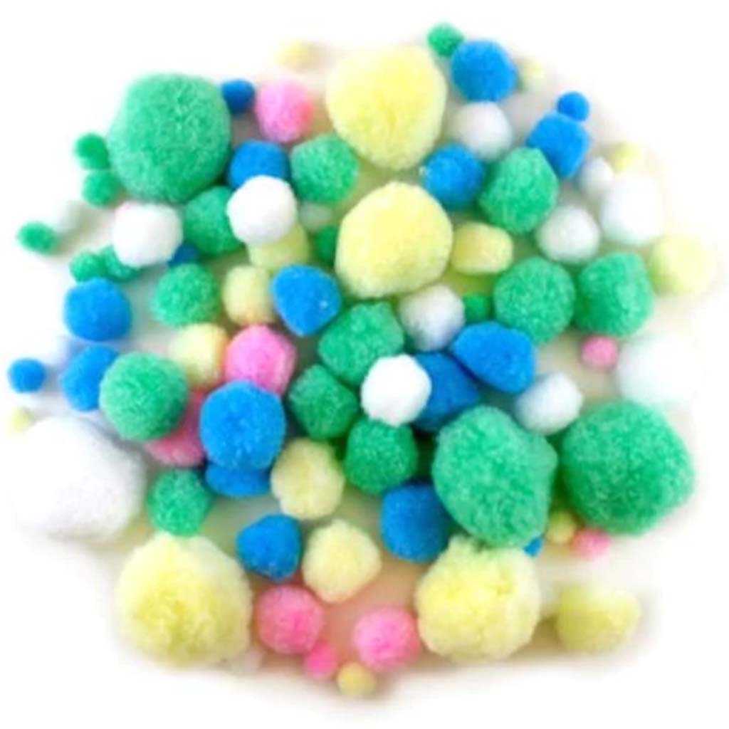 POMPOMS 90PC 
