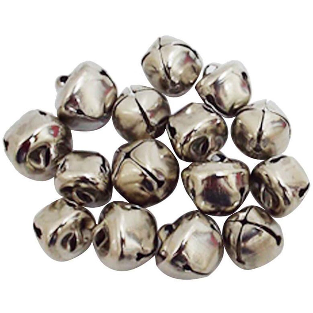 Jingle Bells 8mm-15mm Silver General Craft Silver 