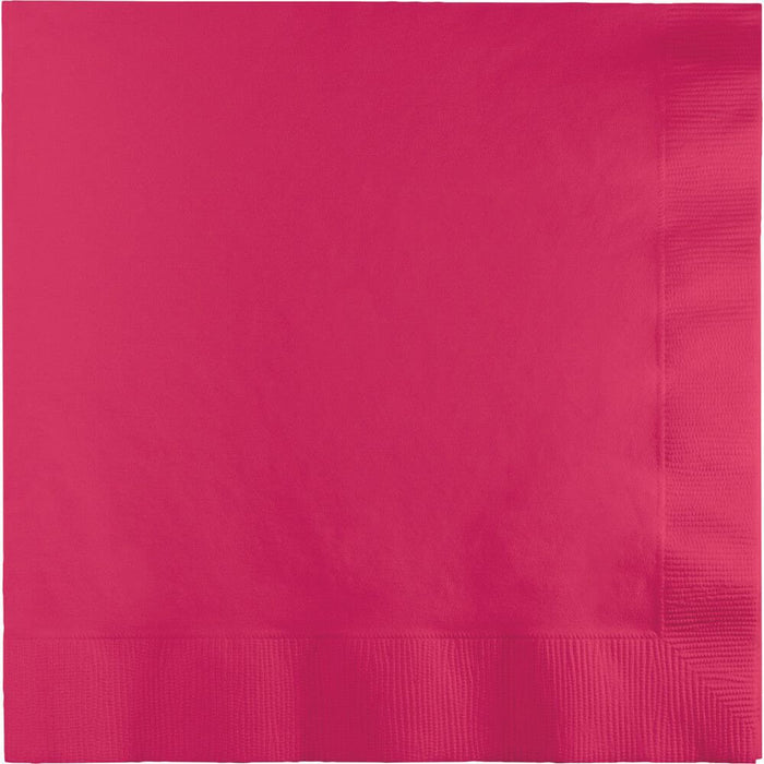 Luncheon Napkins 50ct 3ply, Hot Magenta 
