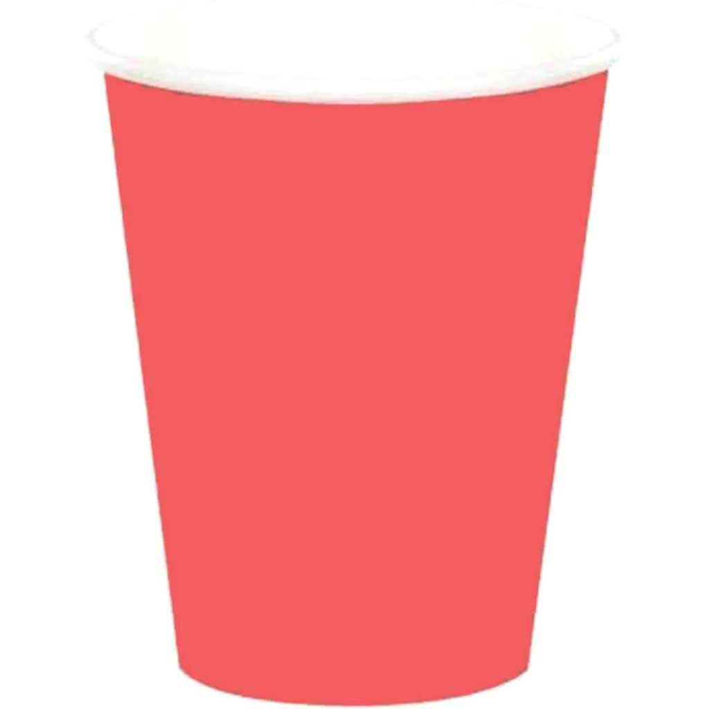 Hot/Cold Cups Light Coral 9oz 24ct