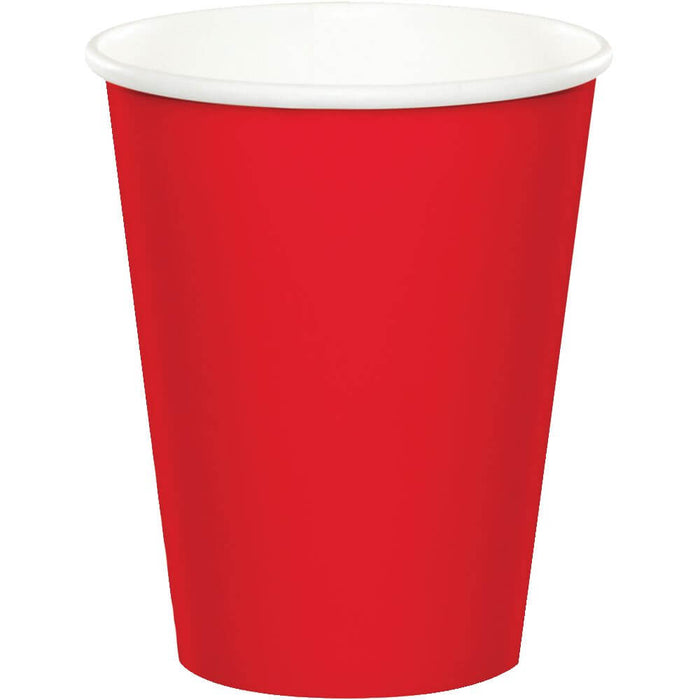 Classic Red Paper Cups 9oz, 24ct 