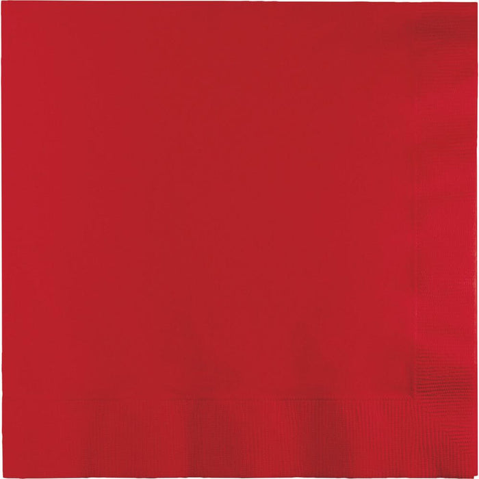 Classic Red 3ply Luncheon Napkins 50ct 