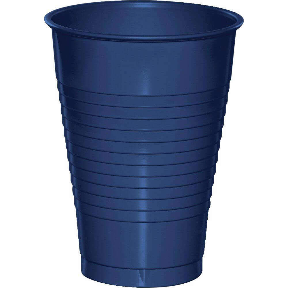 Cups Plastics 12oz 20ct, Navy 