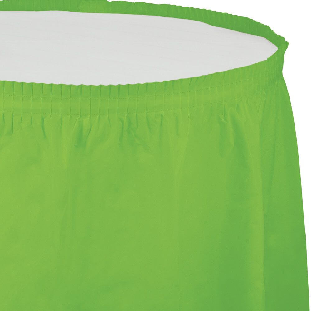 Tableskirt 29in x 14ft, Fresh Lime 