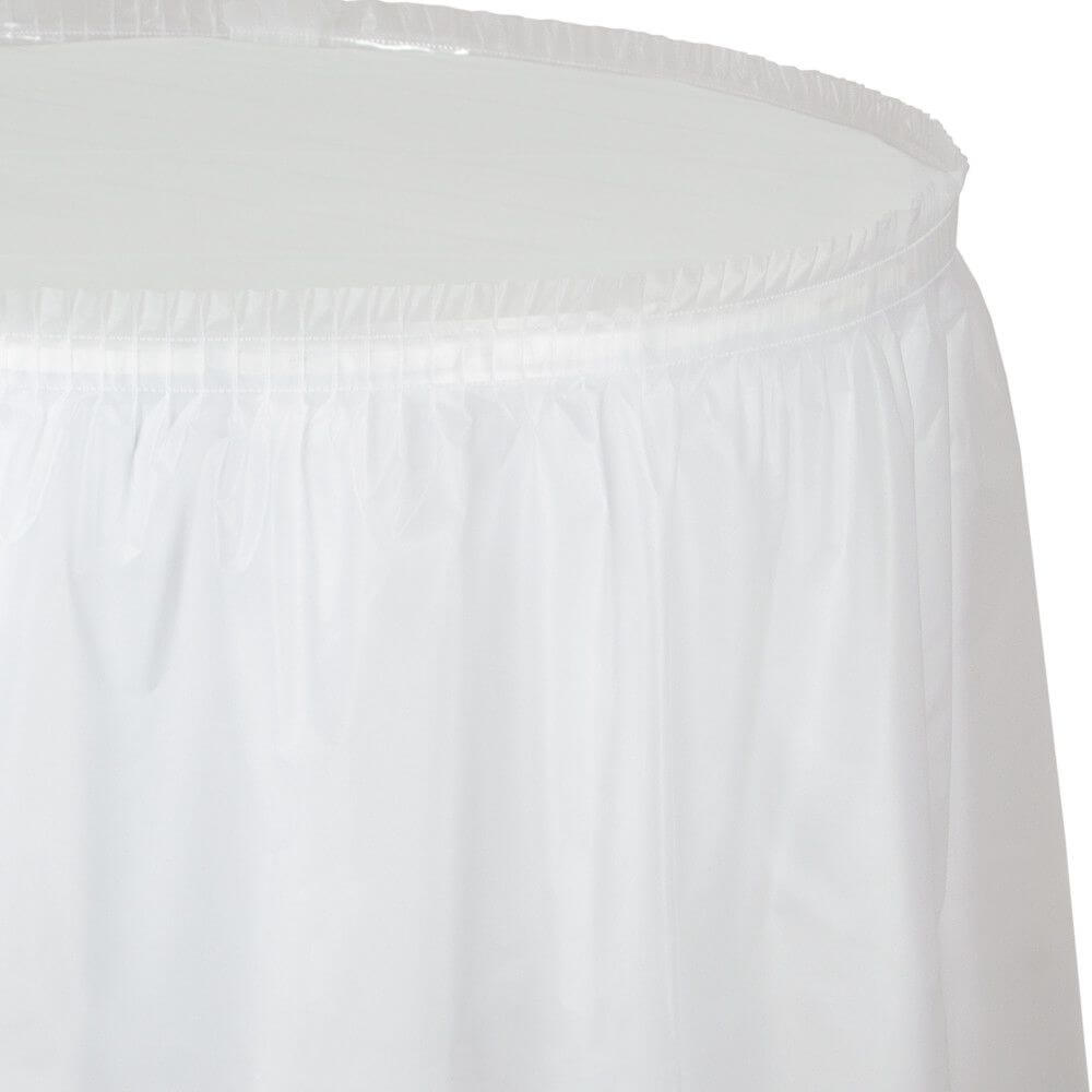 Tableskirt 14ft, Clear 