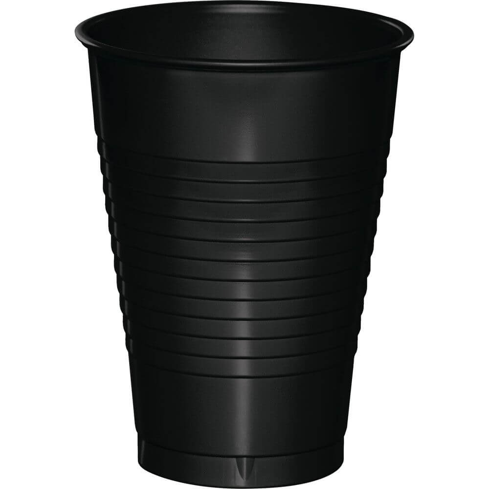 Black Velvet Plastic Cups 12oz 20ct 