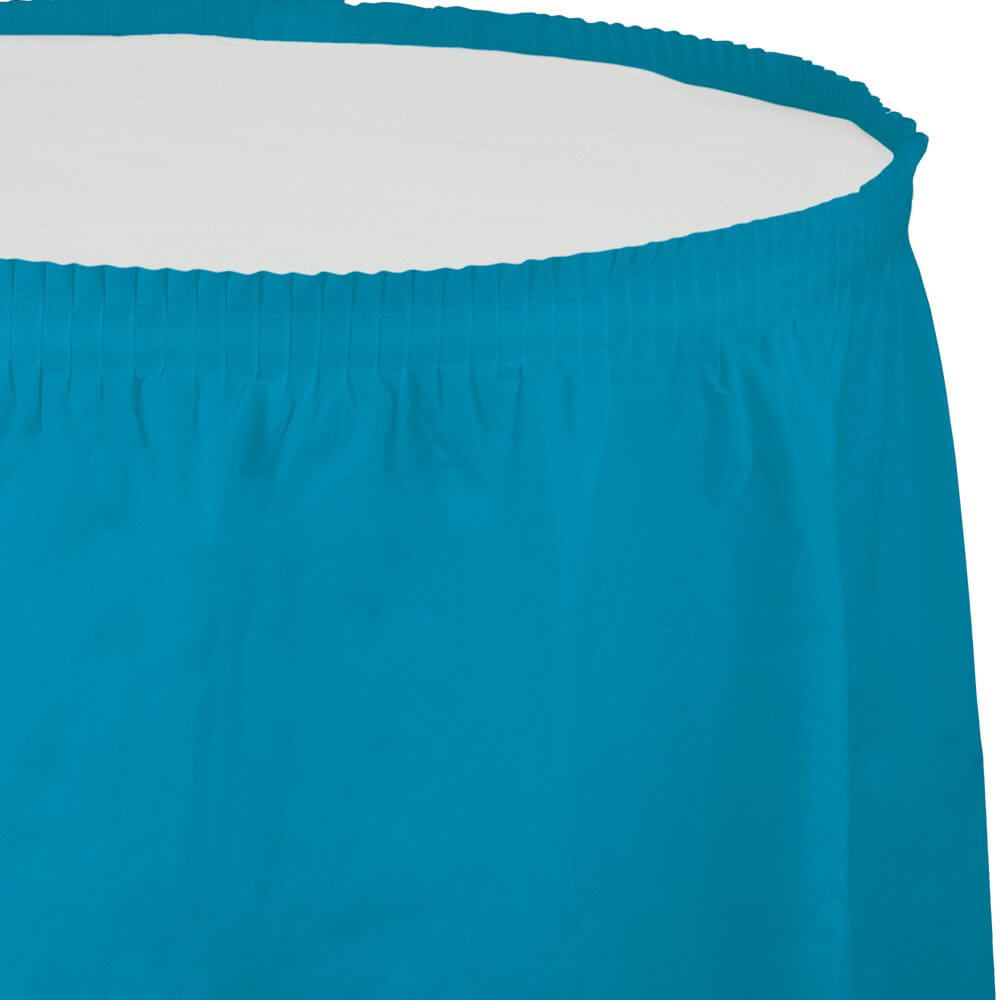 Tableskirt 14ft, Turquoise 