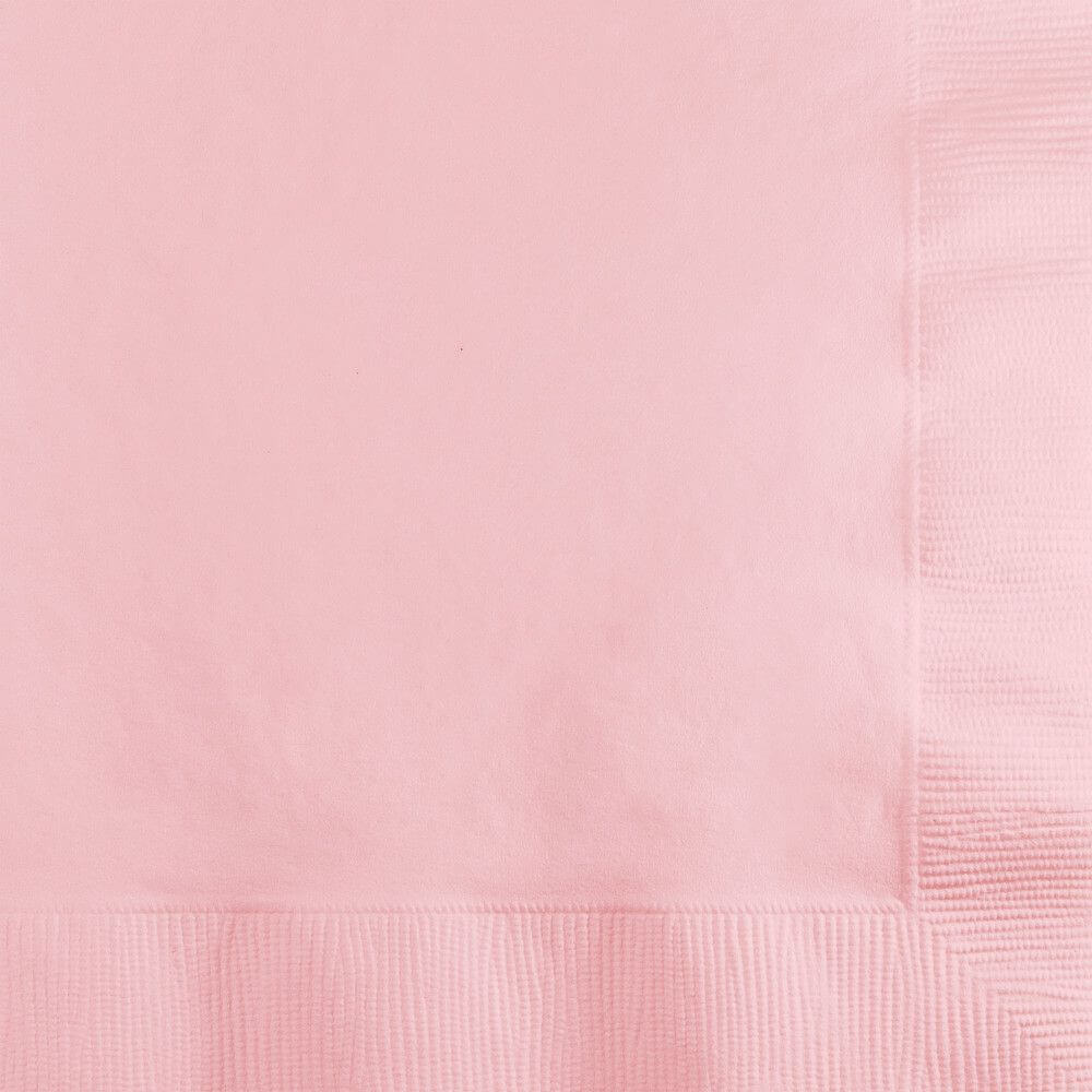 Beverage Napkins 3ply 50ct, Classic Pink 