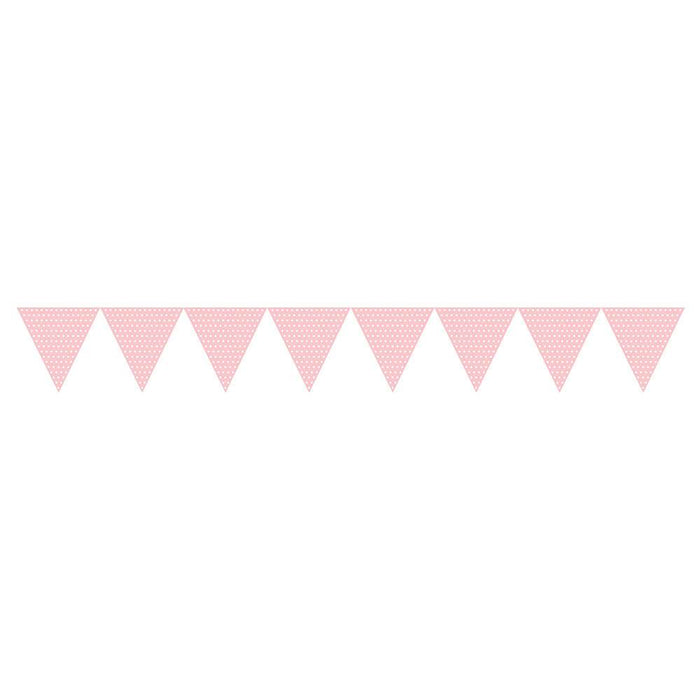 Jointed Banner With Dots Classic pink 