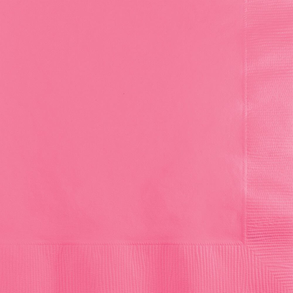 Beverage Napkins 3Ply 50ct, Candy Pink 