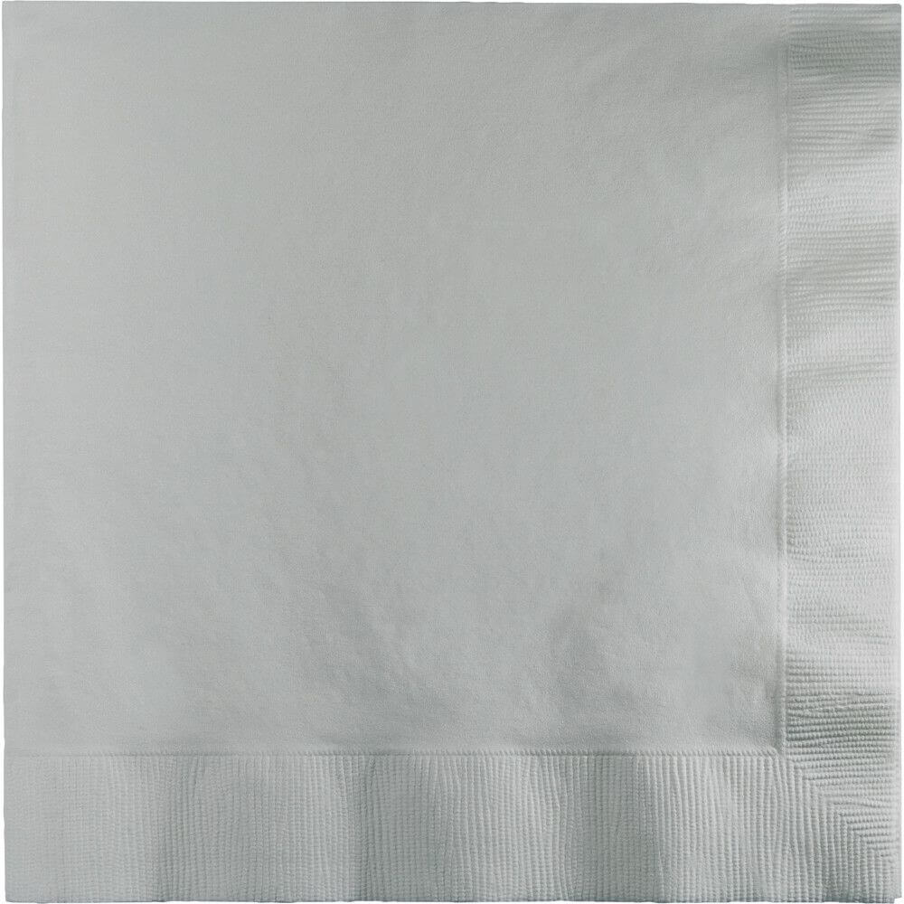 Shimmering Silver 3Ply Luncheon Napkins 50ct 