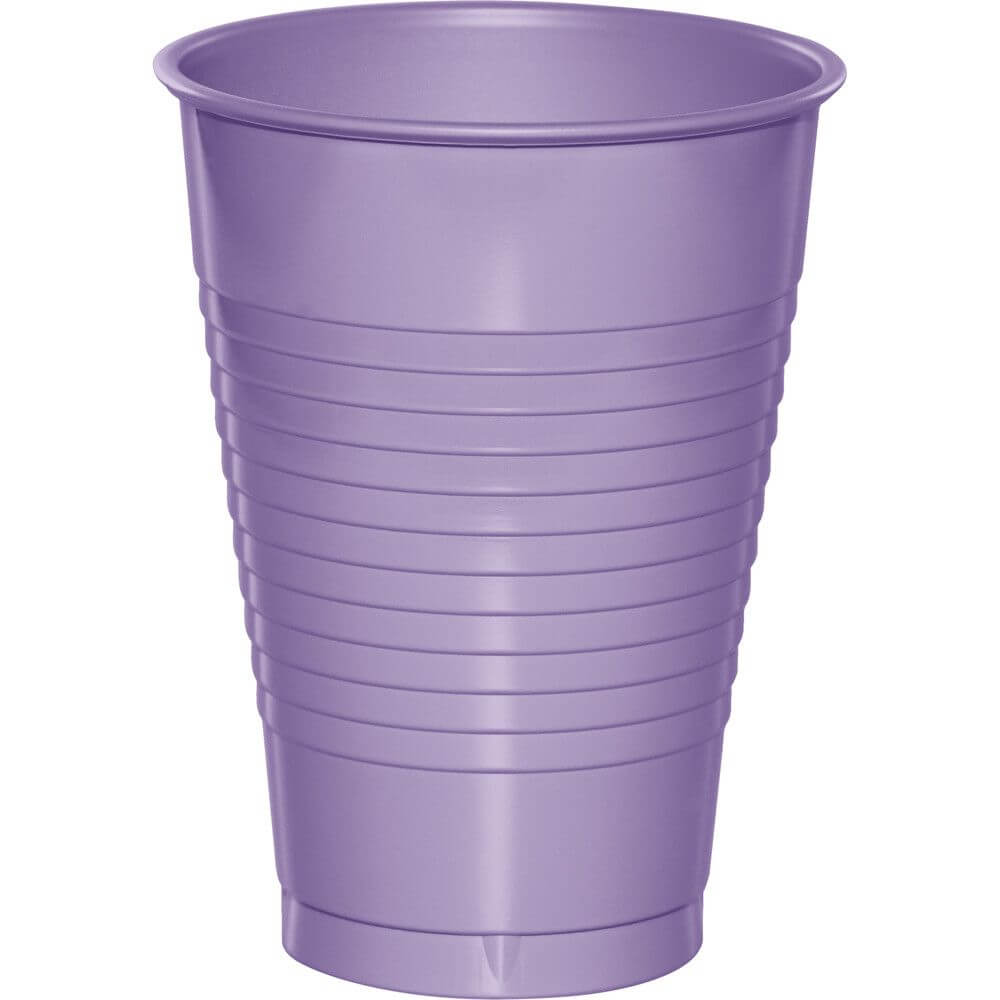 Plastic Cups 12oz 20ct, Luscious Lavender 