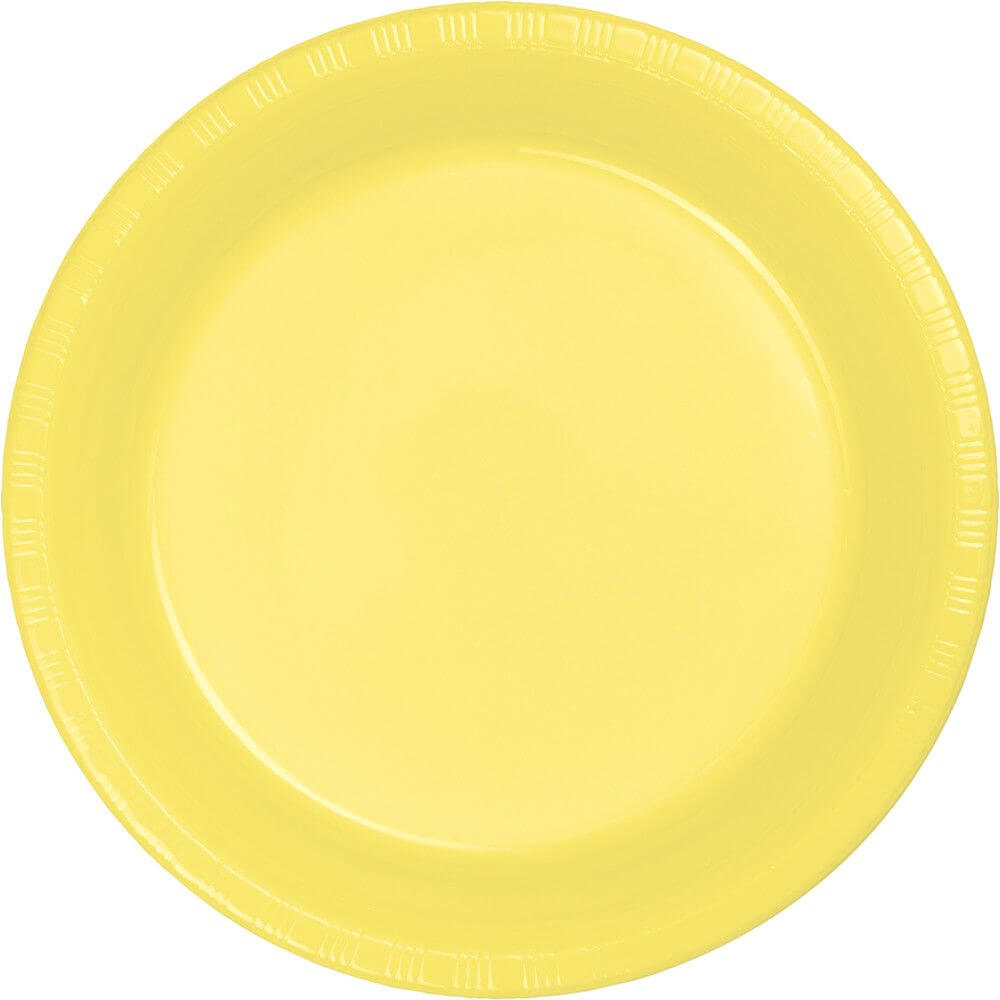 Plastic Dinner Plates 9in 20ct, Mimosa 