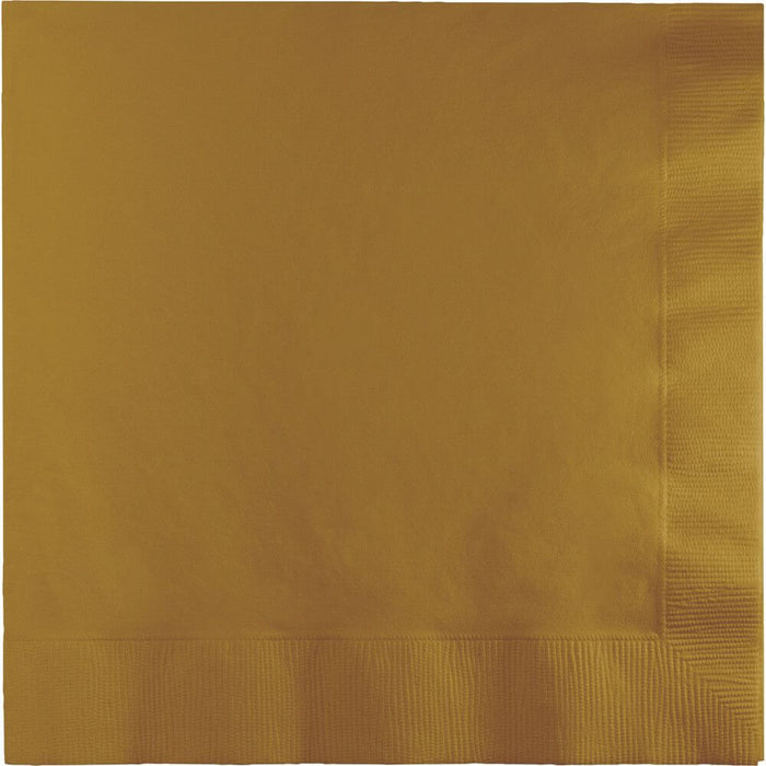 Glittering Gold Luncheon Napkins 3Ply 50ct 