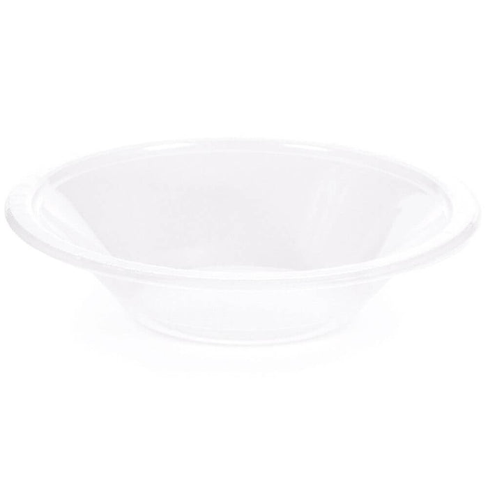 Plastic Bowl 12oz 20ct, Clear 