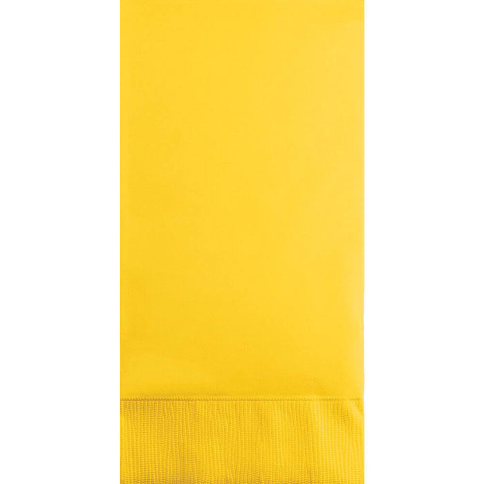 Guest Napkins 3ply 16ct, School Bus Yellow 