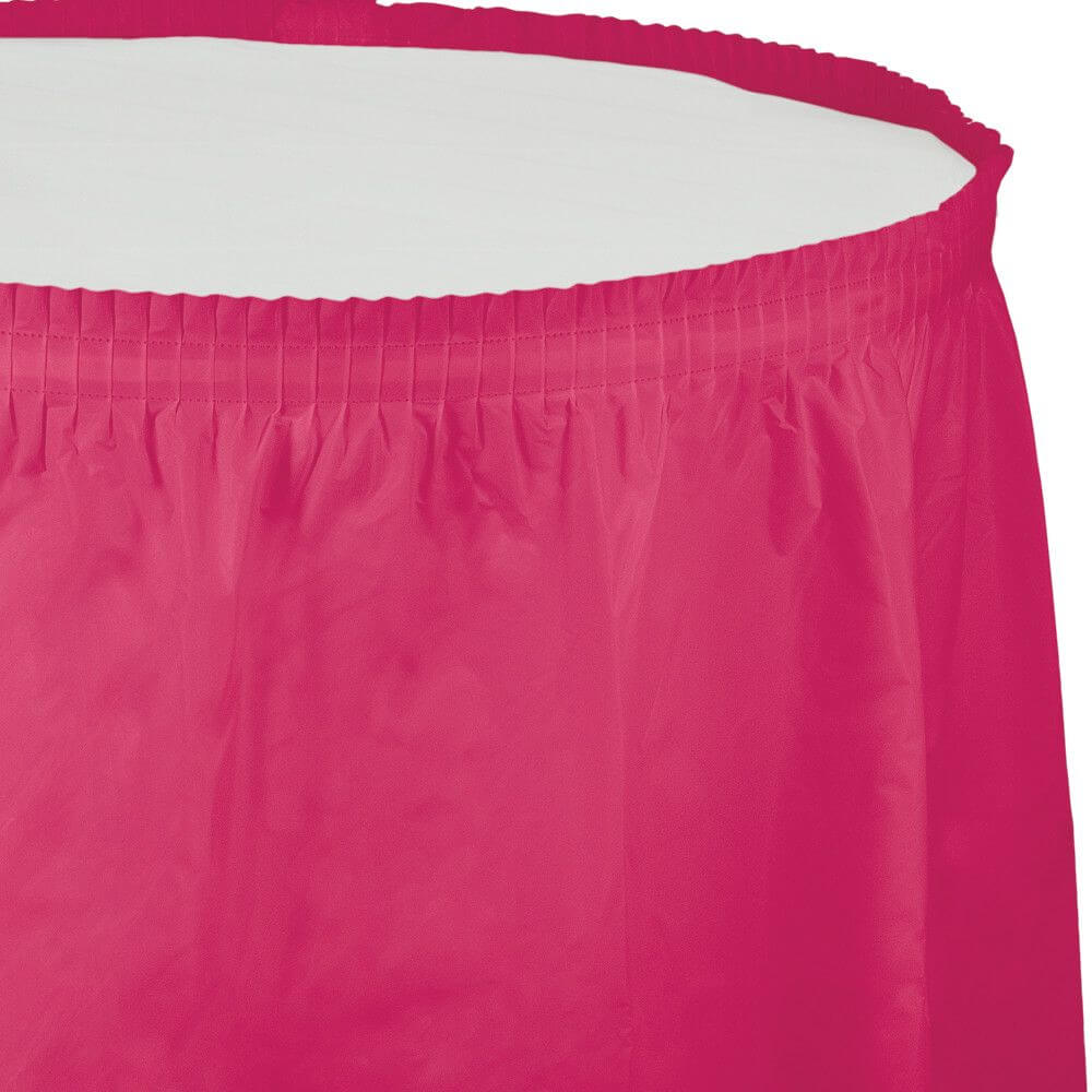 Tableskirt 14ft, Hot Magenta 