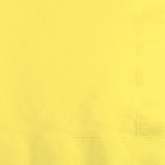 Beverage Napkins 3ply 50ct, Mimosa Yellow 