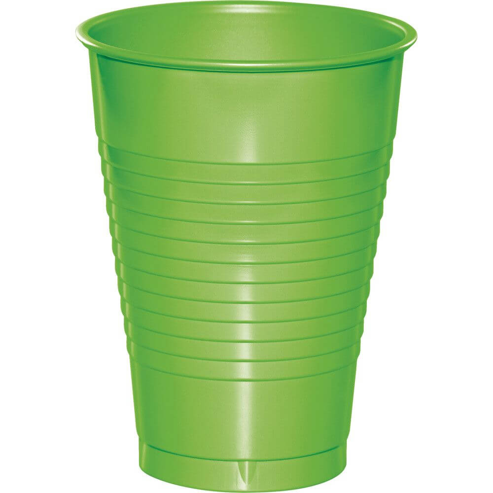 Fresh Lime Plastic Cups 12oz 20ct, 