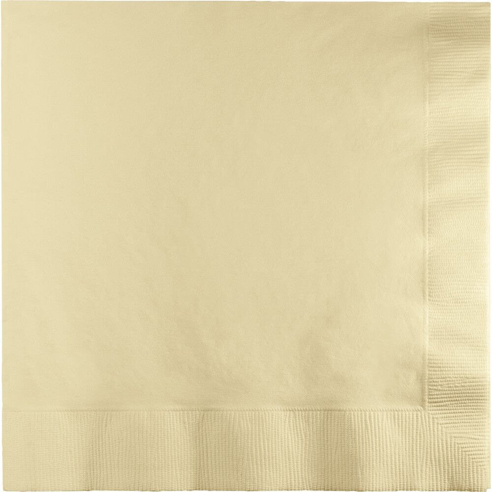 Lunch Napkins 50ct 3ply, Ivory 