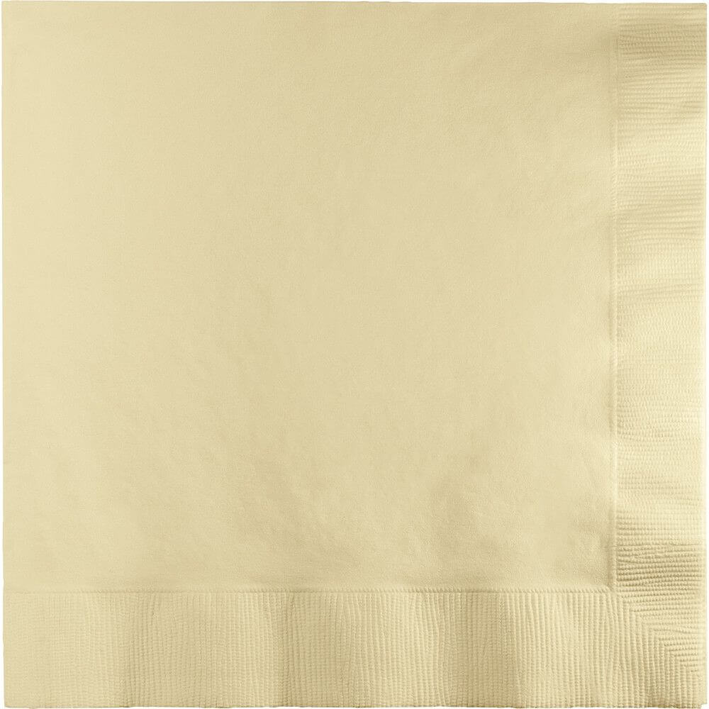 Lunch Napkins 50ct 3ply, Ivory 