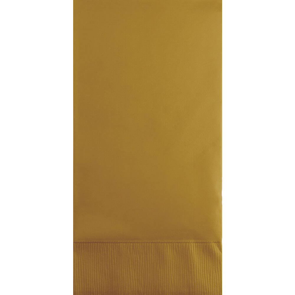 Glittering Gold Guest Napkins 3Ply 16ct 