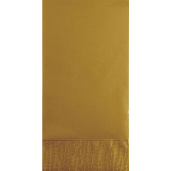 Glittering Gold Guest Napkins 3Ply 16ct 