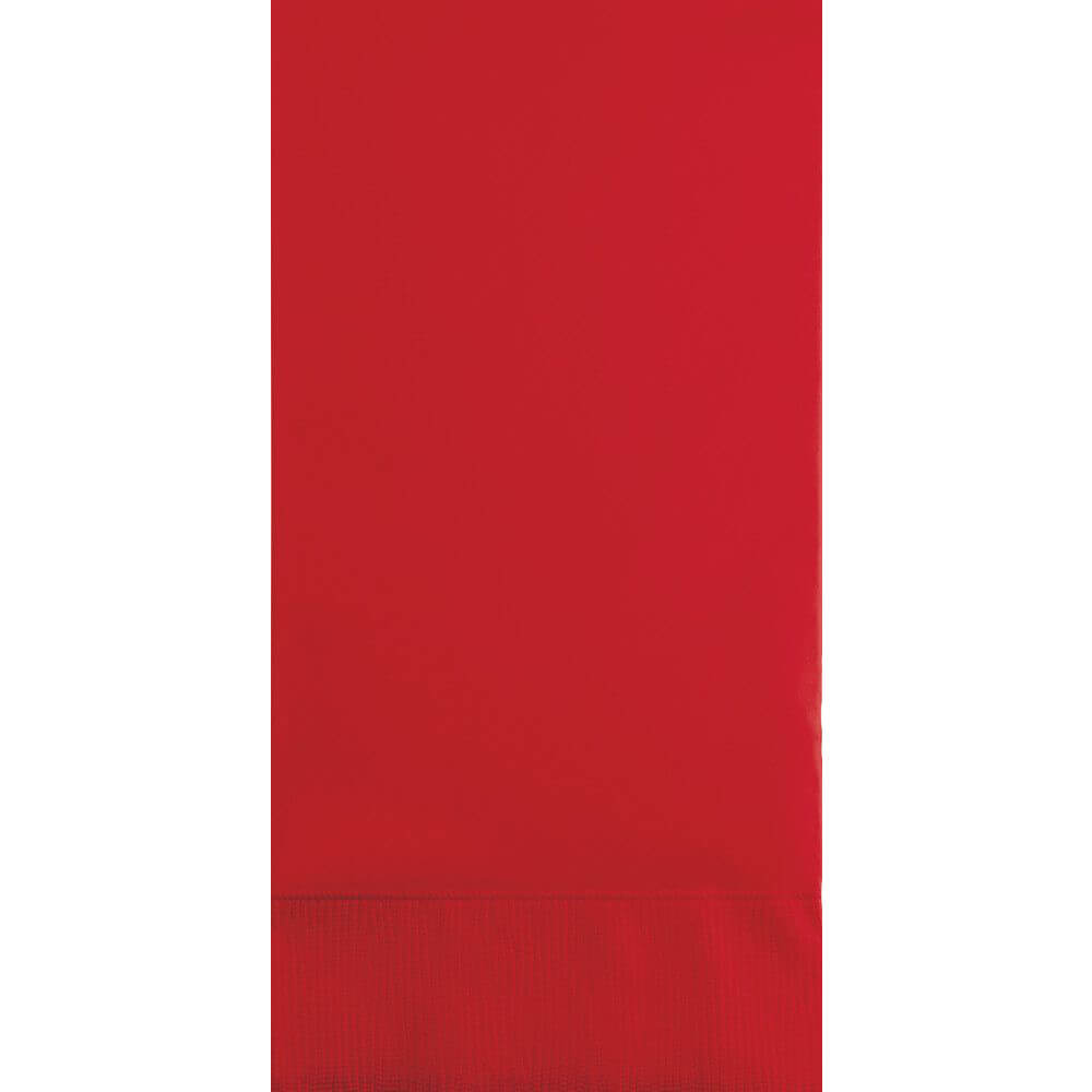 Classic Red 3ply Guest Napkins 16ct 