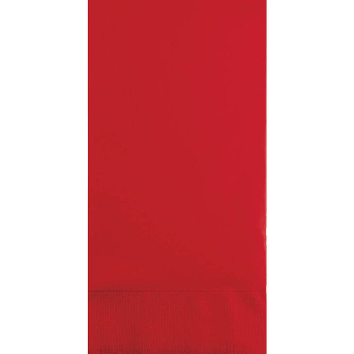 Classic Red 3ply Guest Napkins 16ct 