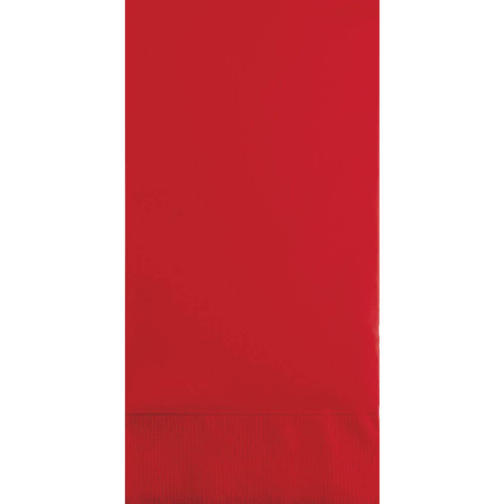 Classic Red 3ply Guest Napkins 16ct 