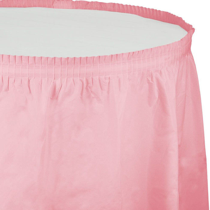 Tableskirt 14ft, Classic Pink 