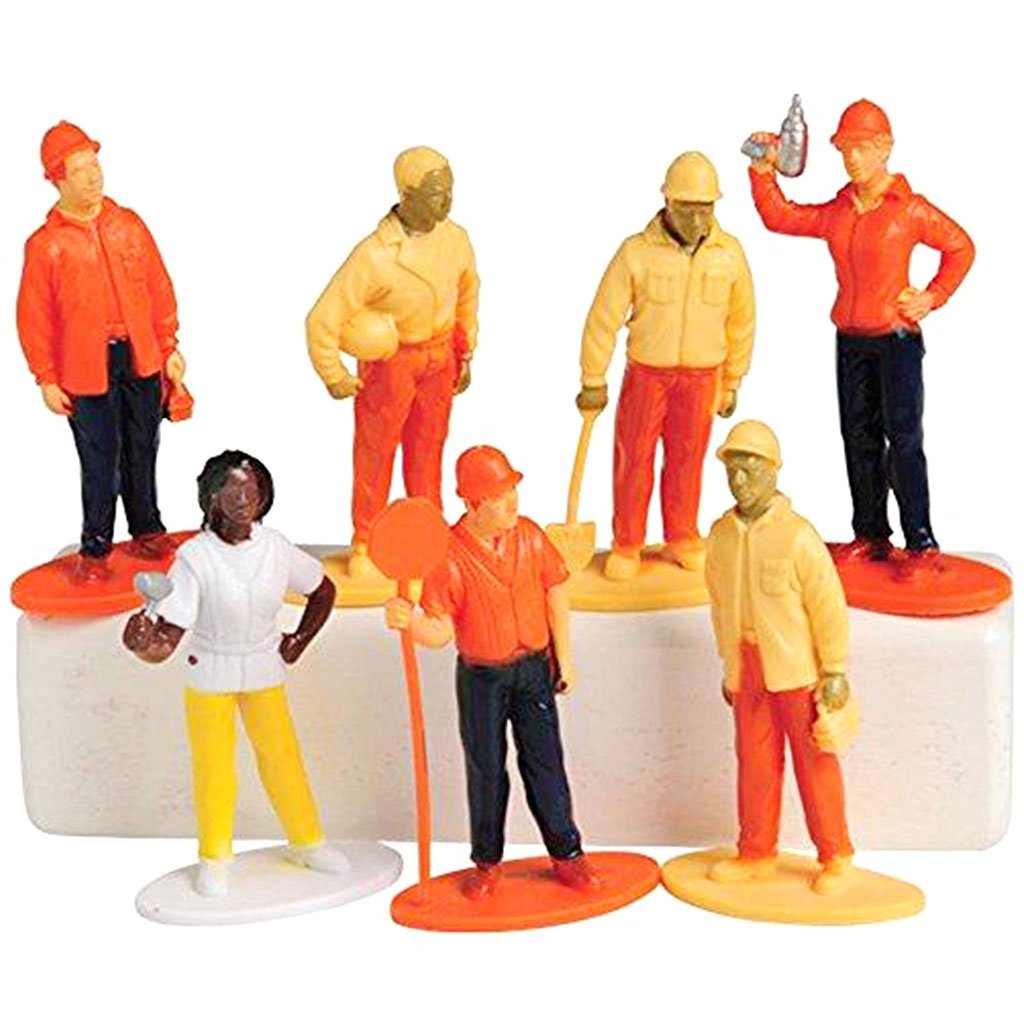 Construction Worker Toy Figures