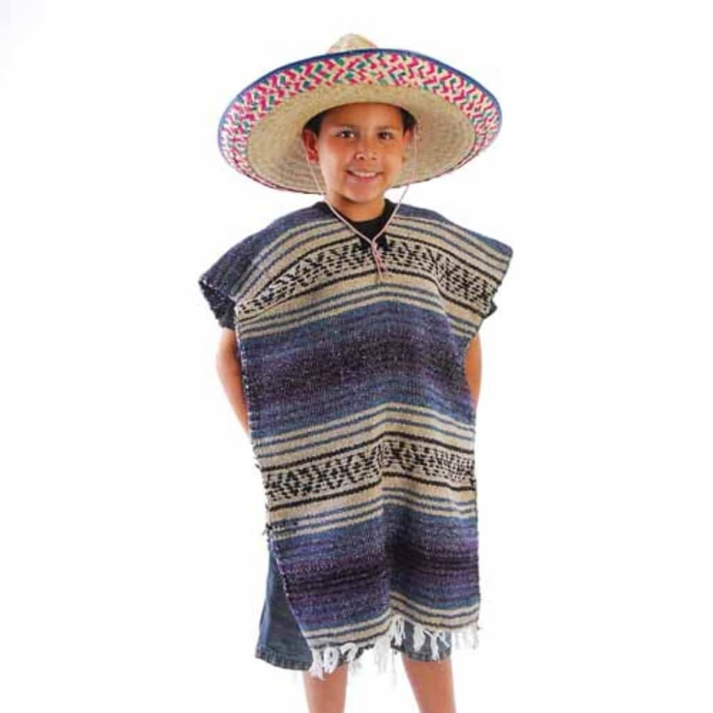 Colorful Economy Poncho 