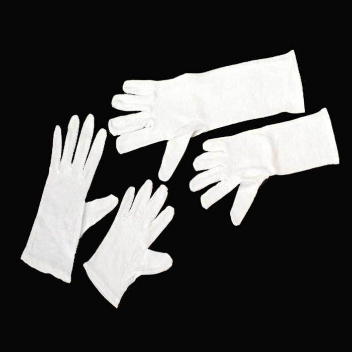 Child Size White Costume Gloves 