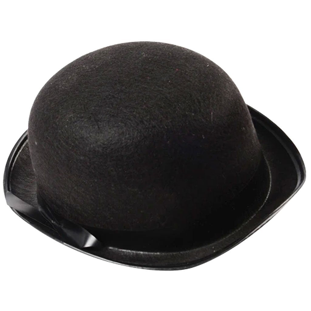 Black Felt Derby Hat