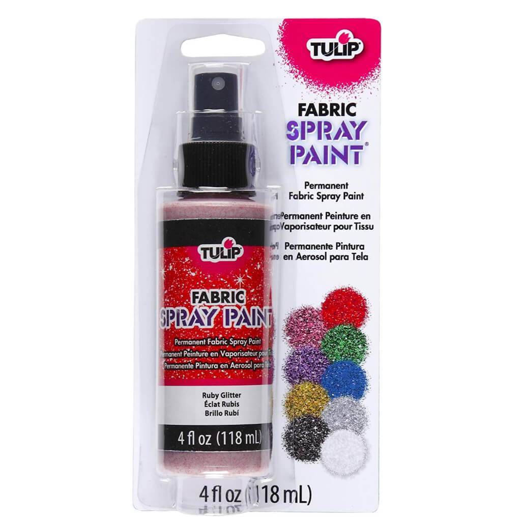 Glitter Fabric Spray Paint 4oz Amethyst