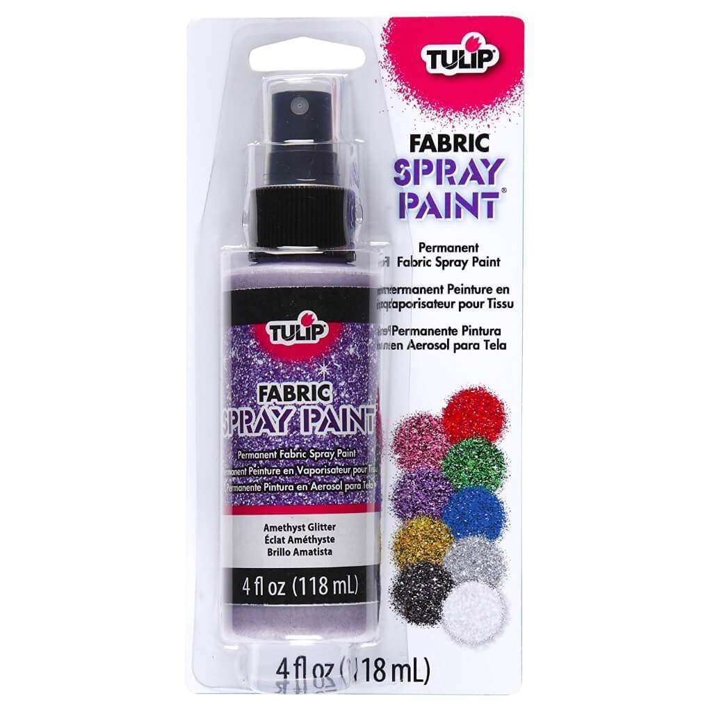 Glitter Fabric Spray Paint 4oz Amethyst