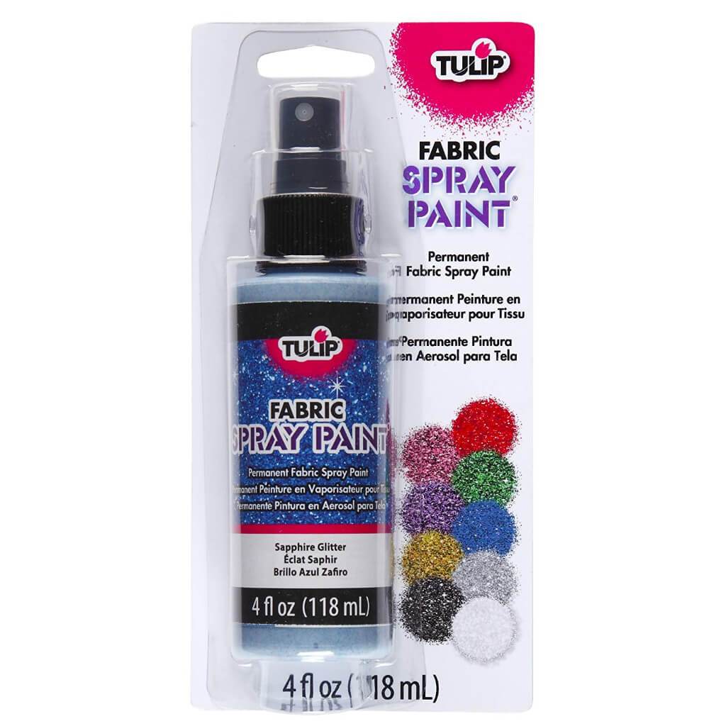 Glitter Fabric Spray Paint 4oz Amethyst