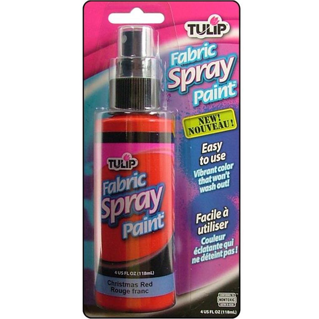 Fabric Spray Paint 4oz Christmas Red